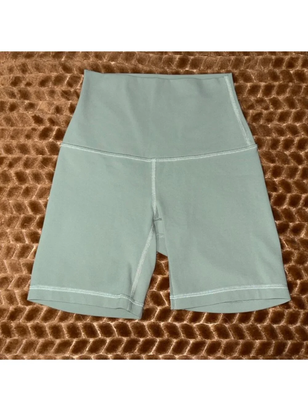 NWOT New Lululemon Align High-Rise Shorts 6" Palm Court Nulu Yoga Activewear 0 - Picture 8 of 10
